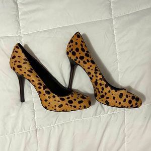 Tory Burch Cheetah Coconut Marianne Heels